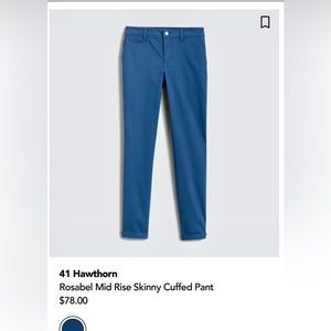 41 Hawthorn Rosabel Mid Rise Skinny Pant size 18W